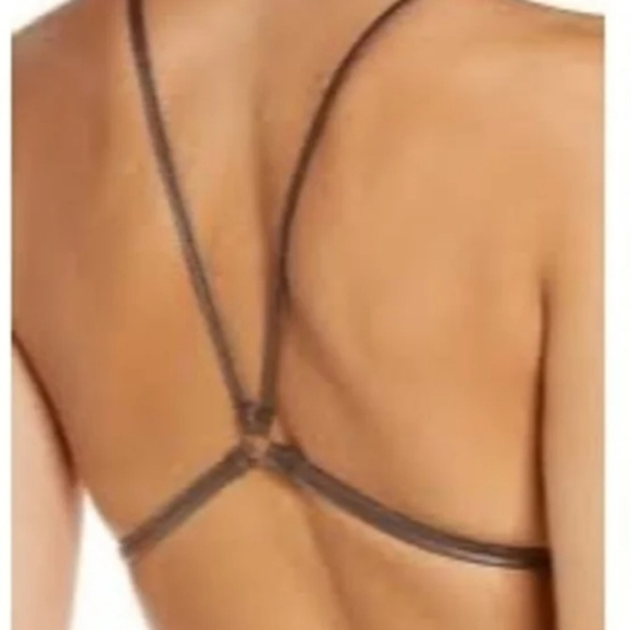 SKIMS wet jersey triangle bralette set L - Picture 4 of 9